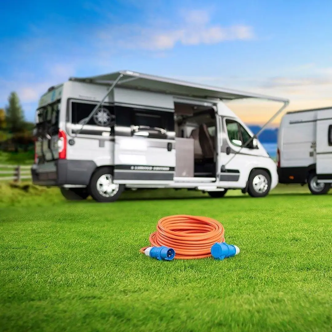Brennenstuhl Camping Verlengsnoer 25m - 3G2,5 - Oranje