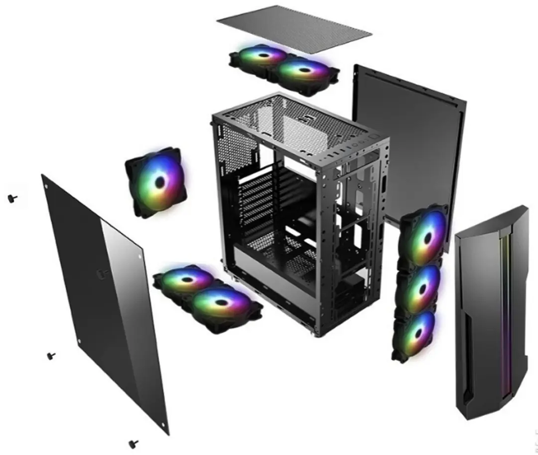 Xilence Performance C XILENT BLADE X512.RGB Midi Tower - Zwart