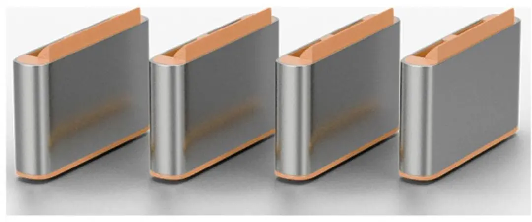 Lindy USB-C Sleutelset - 4 Stuks Oranje