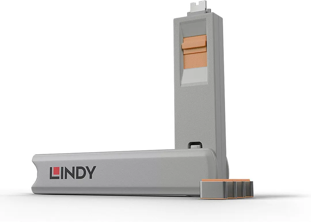 Lindy USB-C Sleutelset - 4 Stuks Oranje