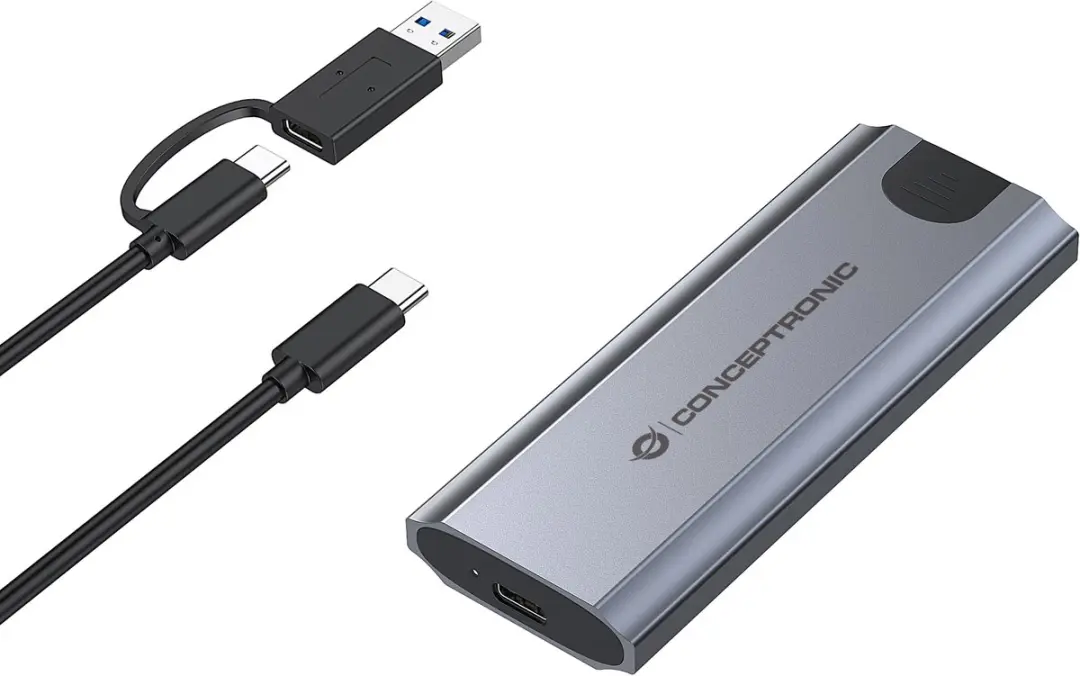 Conceptronic DANTE05G M.2 SSD-Behuizing - Grijs - afbeelding 6 van 6