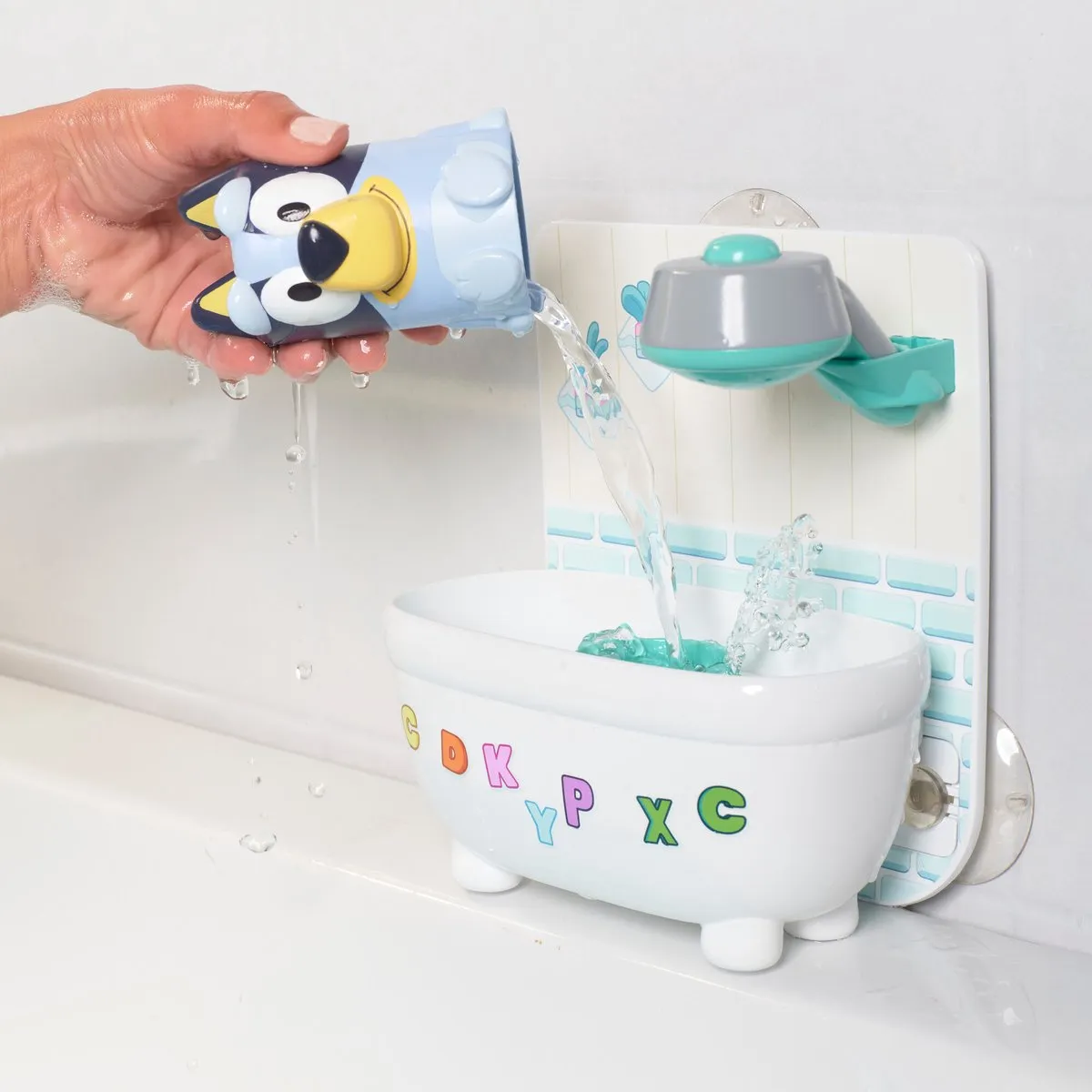 Tomy Bluey Douche & Waspret Badspeelset Multikleur