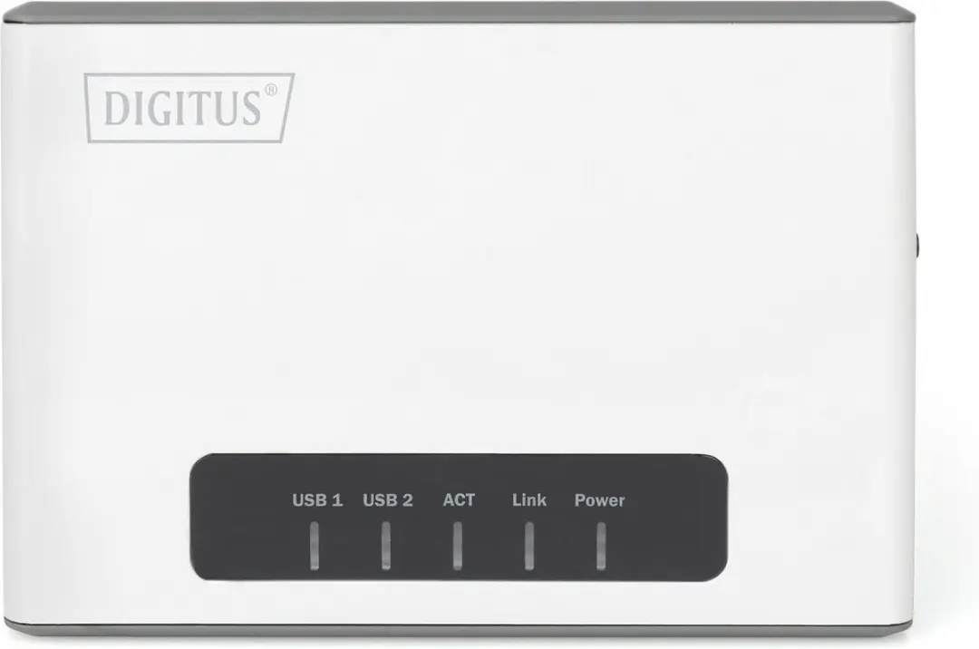 Digitus DN-13024 Netwerkprintserver - USB 2.0 - WiFi b/g/n - Zwart