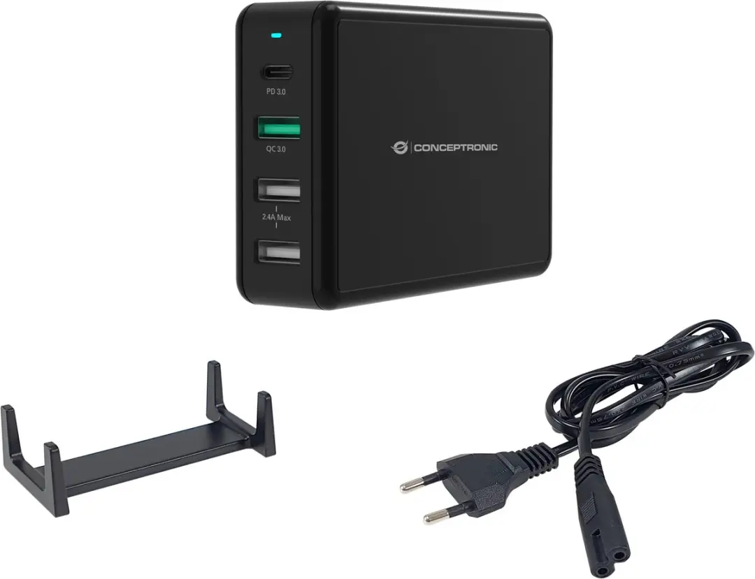 Conceptronic OZUL01B Universele Oplader - Zwart