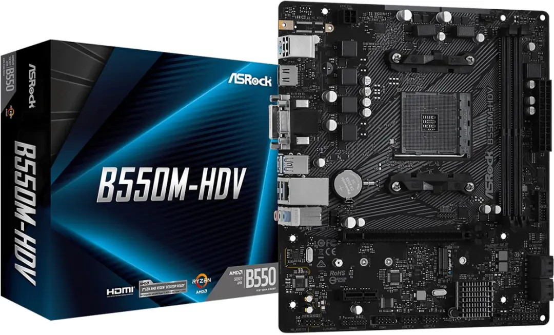 ASRock B550M-HDV Moederbord