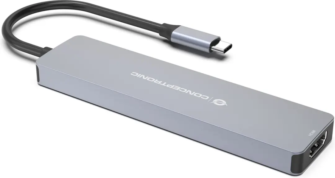 Conceptronic DONN28G Laptopdock Type-C - Grijs