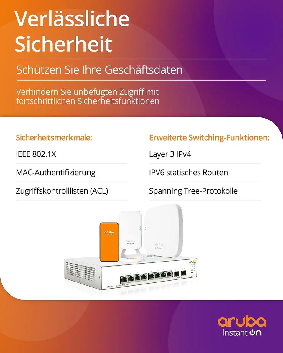HPE JL807A Switch - 24x PoE 128Gbps Wit
