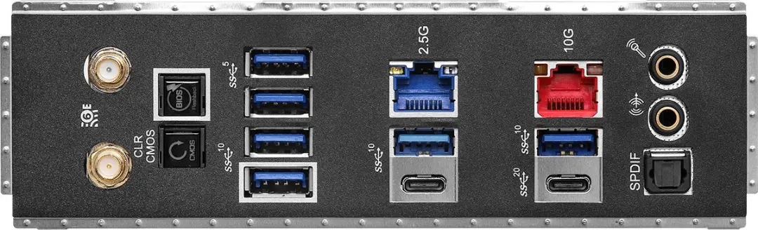 ASRock TRX50 WS sTR5 Moederbord - 4x DDR5, 2x Ethernet