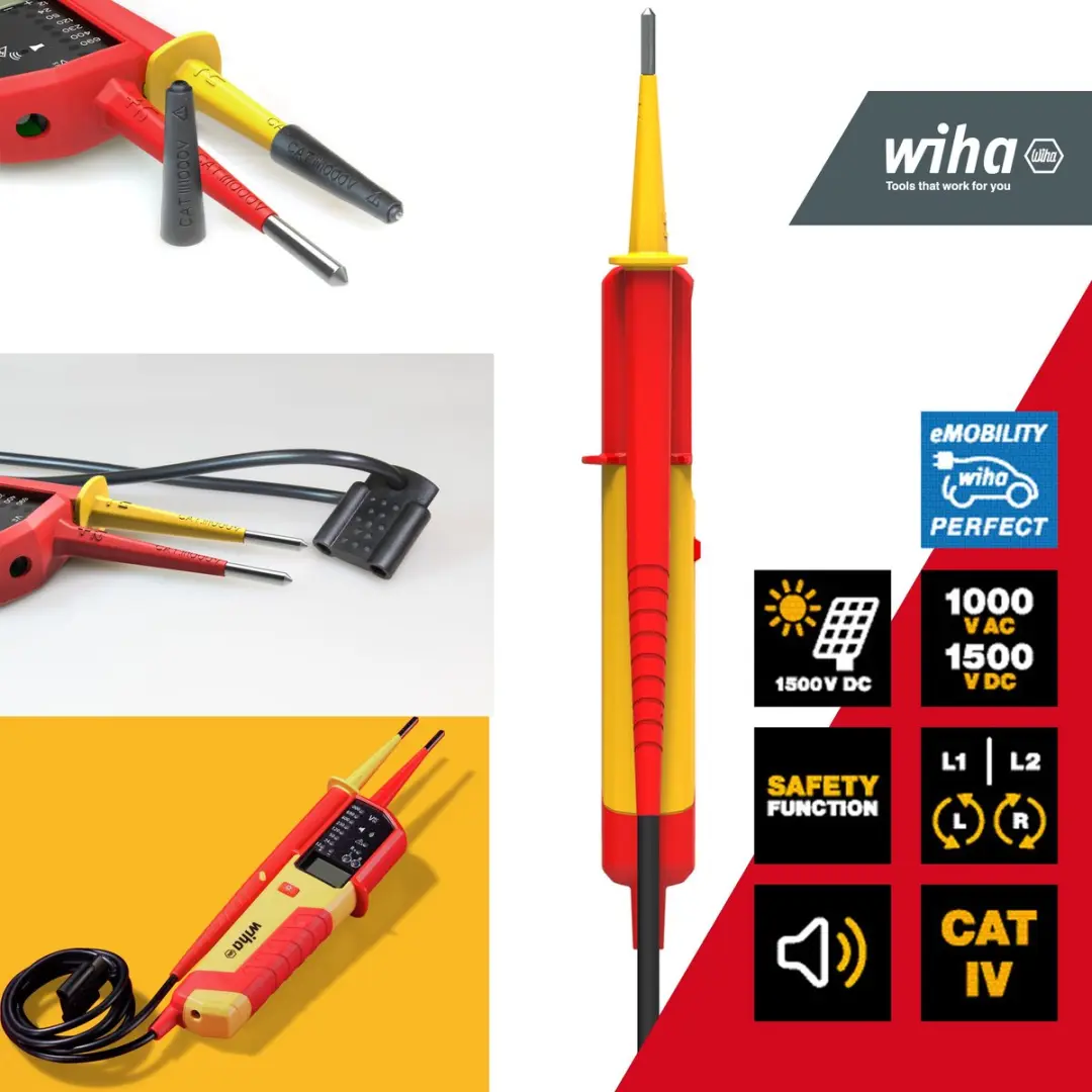Wiha eMobility Spanningszoeker 12-1000VAC CAT IV 44319