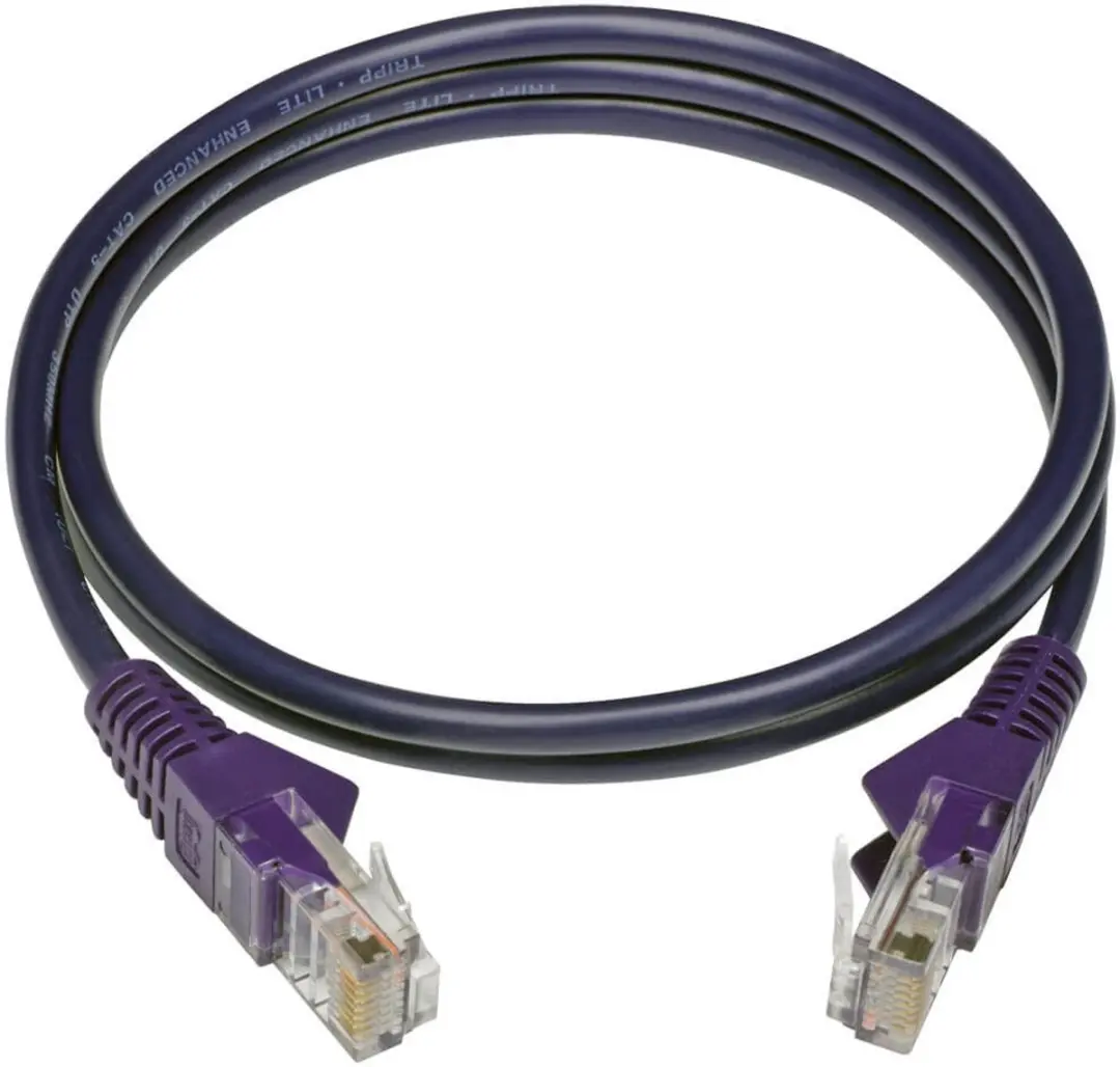 Tripp Lite N001-003-PU Netwerkkabel Cat5e 0,9m - Paars