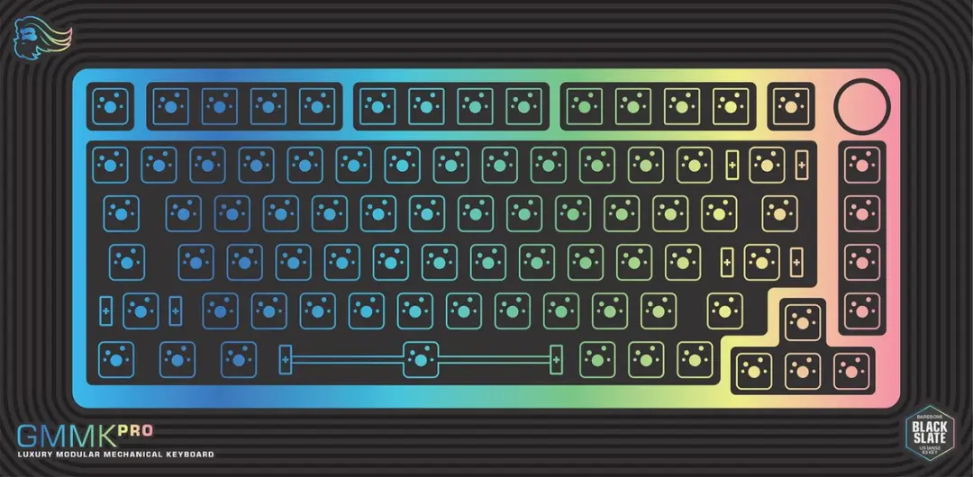 Glorious GMMK Pro Barebone Toetsenbord - Zwart