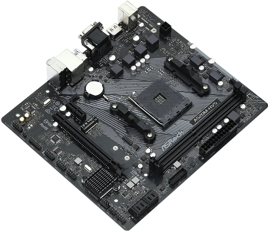 ASRock A520M-HVS Moederbord
