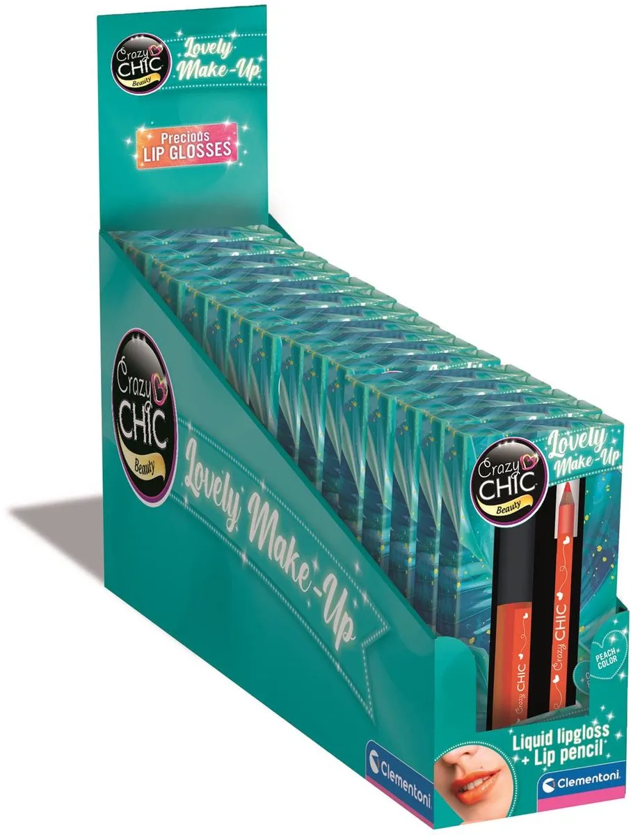 Clementoni Cazy Chic Lipgloss & Lippotlood - Multi Kleuren