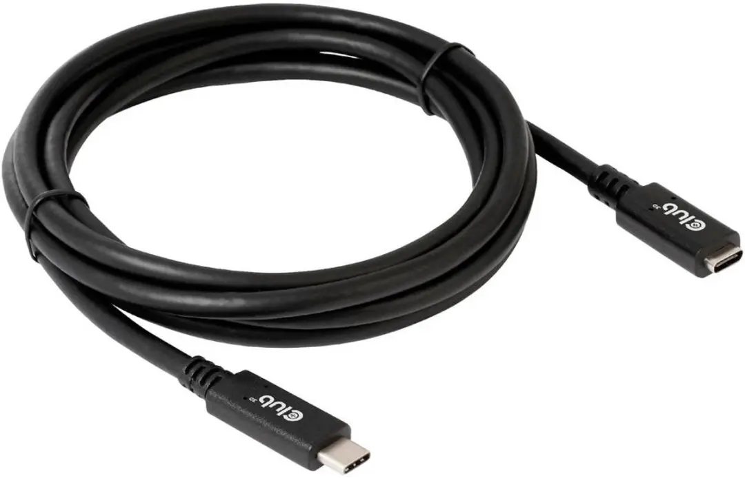 Club3D CAC-1531 USB-C Kabel 1m - Zwart