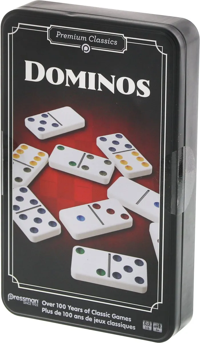 Goliath Double Six Dominos - Actiespel 933676 - 4 Spelers