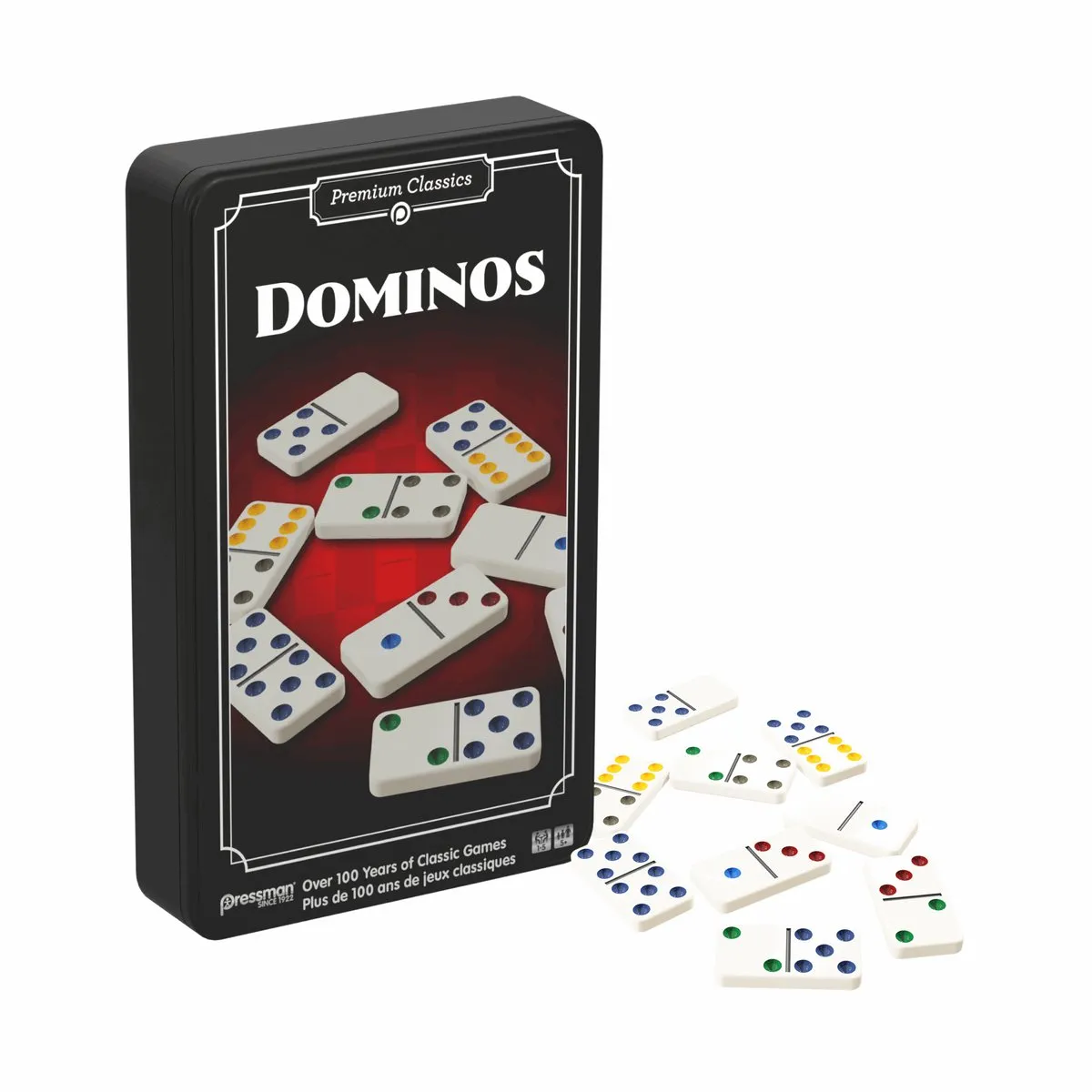 Goliath Double Six Dominos - Actiespel 933676 - 4 Spelers
