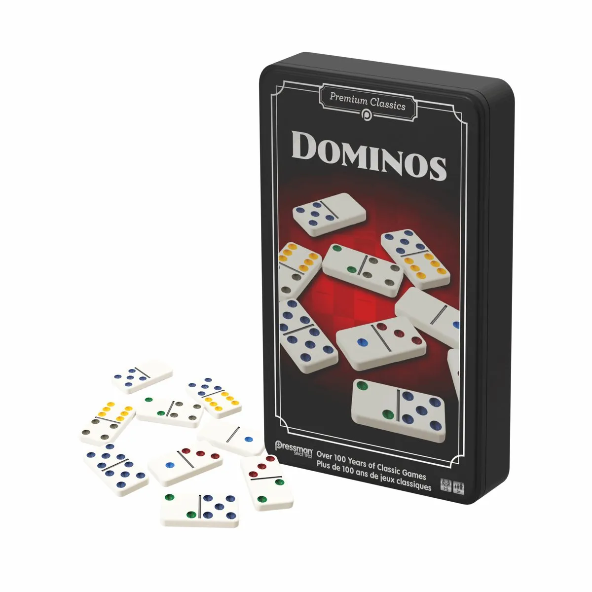 Goliath Double Six Dominos - Actiespel 933676 - 4 Spelers