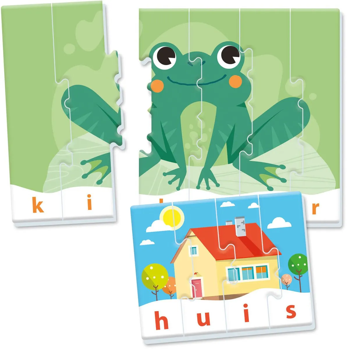Clementoni Mijn Eerste Woordjes 56174 Educatief Speelgoed - 16 Puzzels