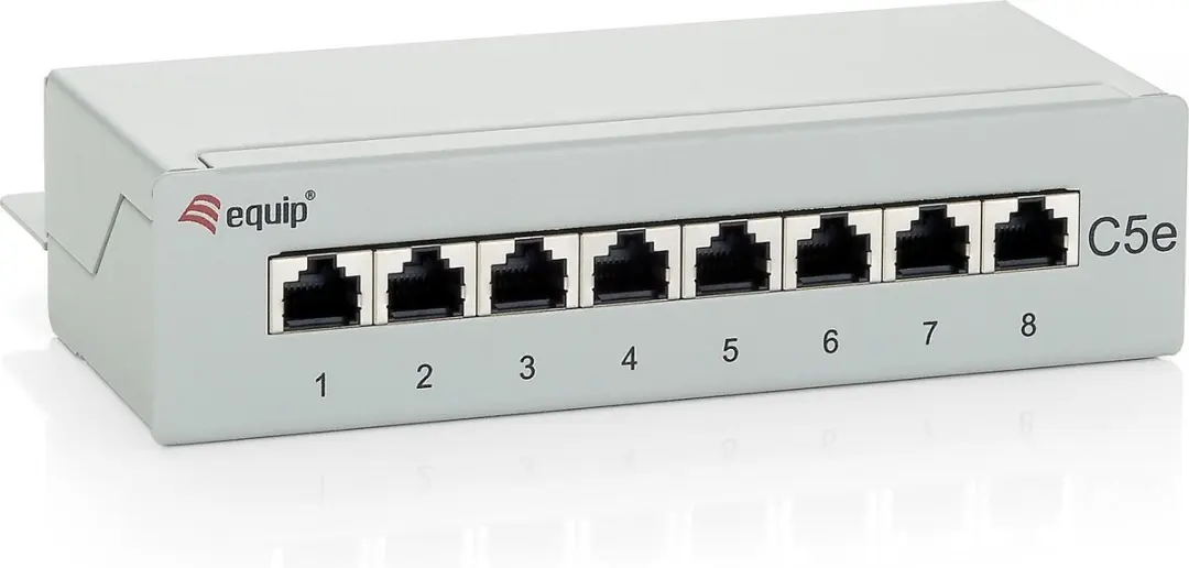 Patch Panel Desktop Cat.5e 8-Port