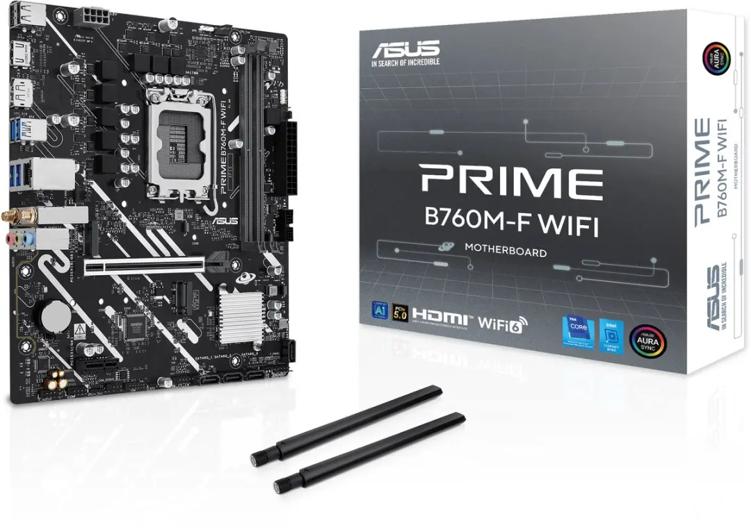 ASUS PRIME B760M-F WIFI B760 Moederbord