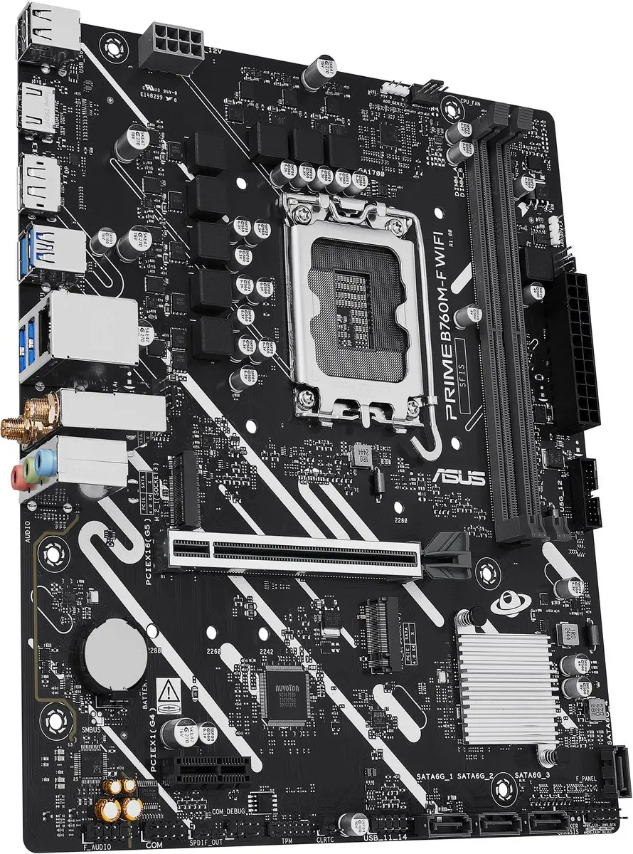 ASUS PRIME B760M-F WIFI B760 Moederbord - microATX