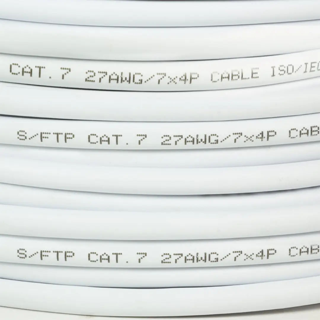 Onbekend CAT7 S/FTP Netwerkkabel 100M Wit