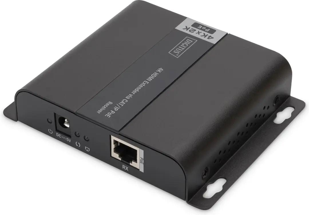Digitus DS-55125 HDMI-ontvanger 4K - Zwart