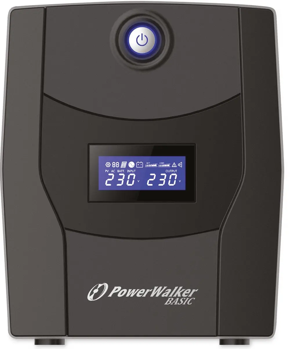 PowerWalker VI 2200 STL UPS 1320W - 4 Stopcontacten Zwart