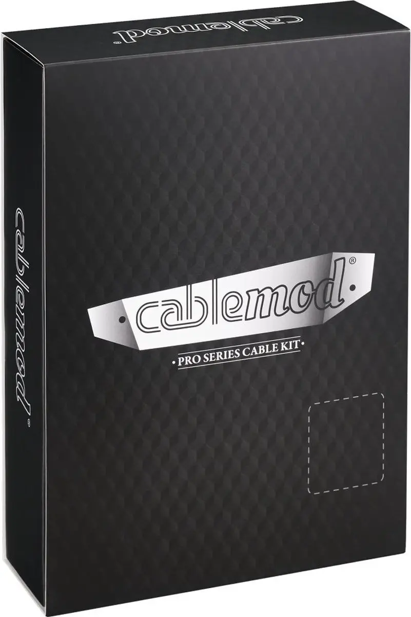 CableMod PRO ModMesh C-Series AXi Hxi RM Kabelkit - Zwart/Wit