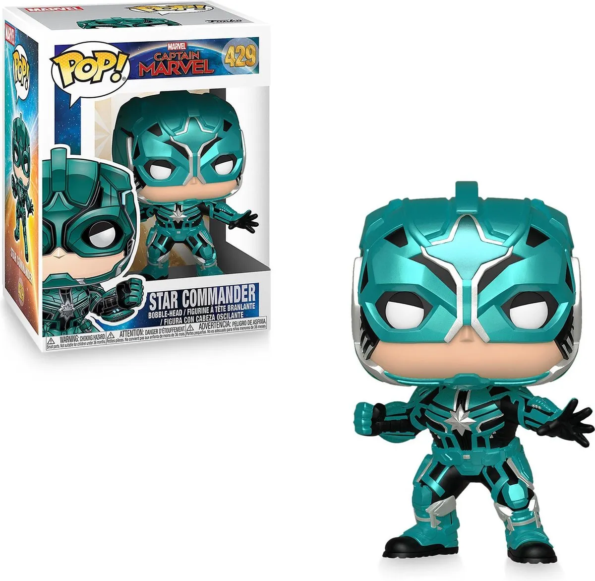 Funko Pop! Captain Marvel Yon-Rogg Vinyl Figure - Multi