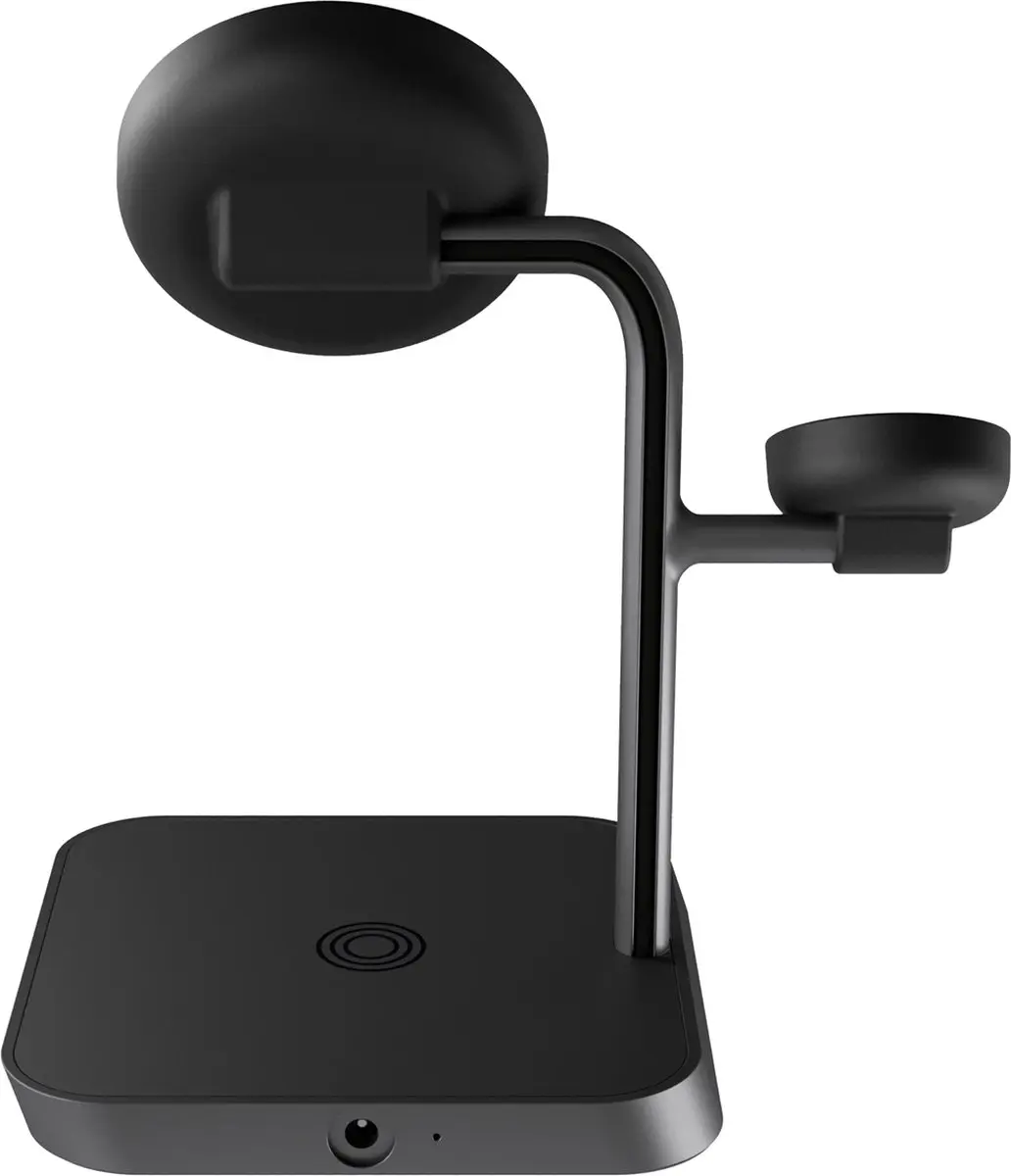 Zens Office Charger Pro 3 ZEDC25B Draadloos Oplaadstation - 3x 15W - Zwart