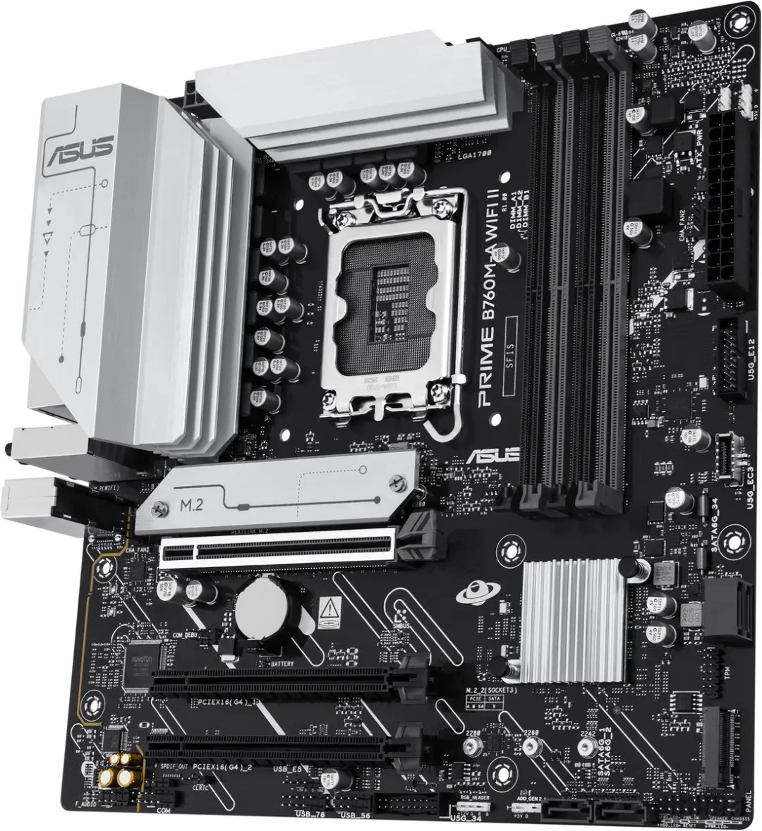 ASUS PRIME B760M-A WIFI II - Intel B760 - microATX - afbeelding 6 van 6