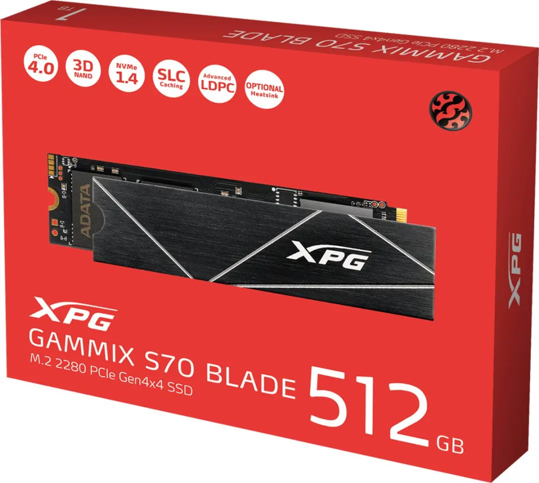 ADATA GAMMIX S70 BLADE AGAMMIXS70B-512G-CS SSD 512GB