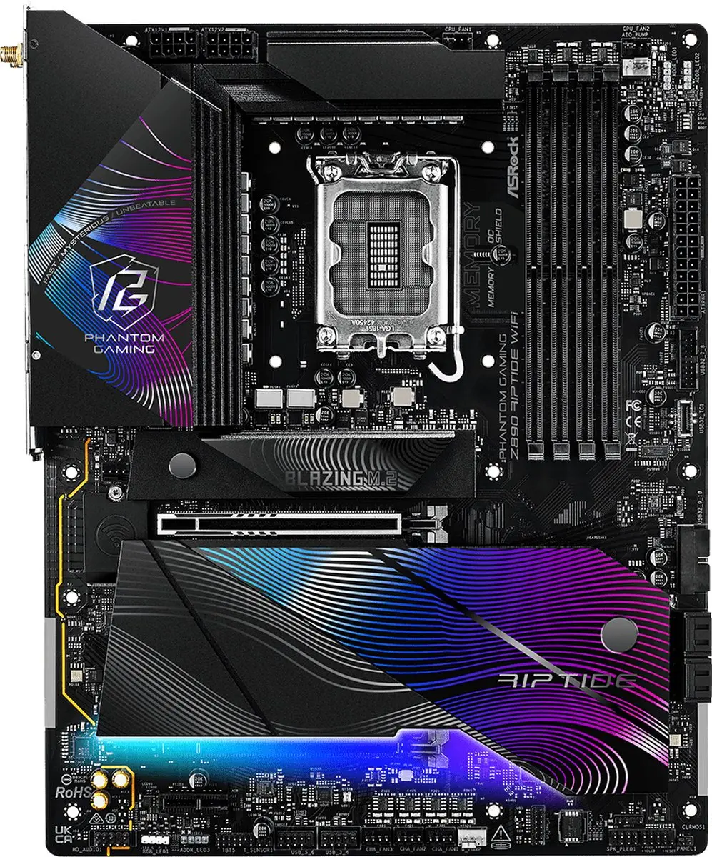 ASRock Z890 Riptide WiFi ATX - Intel Z890 LGA1851 - afbeelding 6 van 6