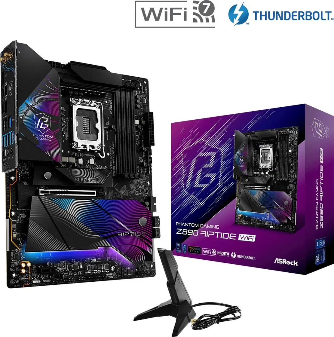 ASRock Z890 Riptide WiFi ATX - Intel Z890 LGA1851
