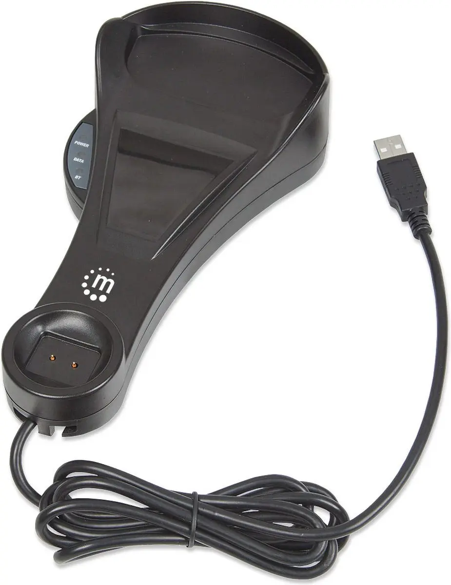 Manhattan 178495 USB-Kit Barcode Scanner - Zwart