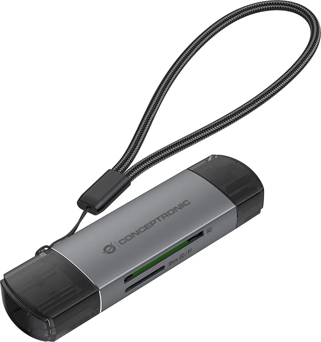 Conceptronic BIAN05G Geheugenkaartlezer - Grijs