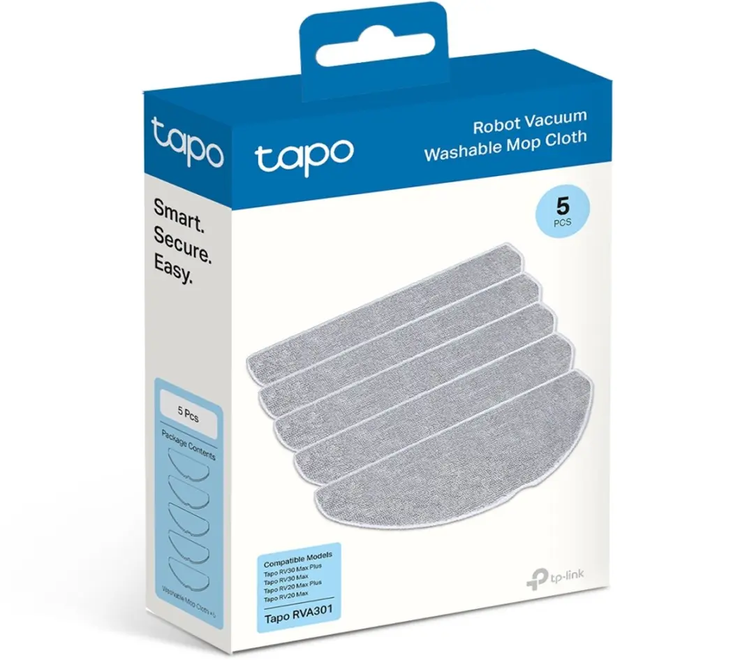 TP-Link Tapo RVA301 Dweildoeken - 5 Stuks - Grijs