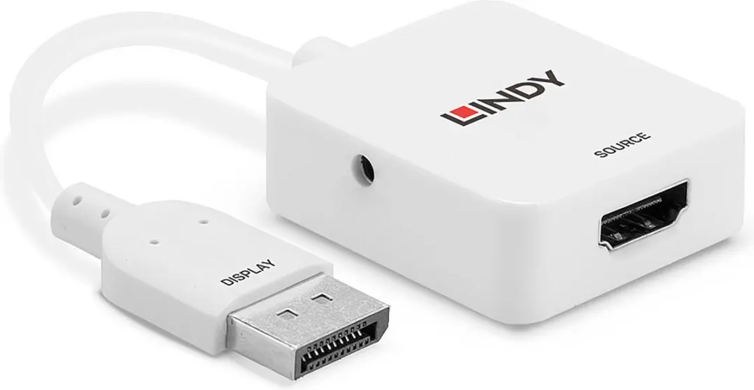 Lindy 38303 HDMI naar DisplayPort Converter - Wit