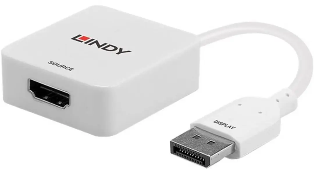 Lindy 38303 HDMI naar DisplayPort Converter - Wit