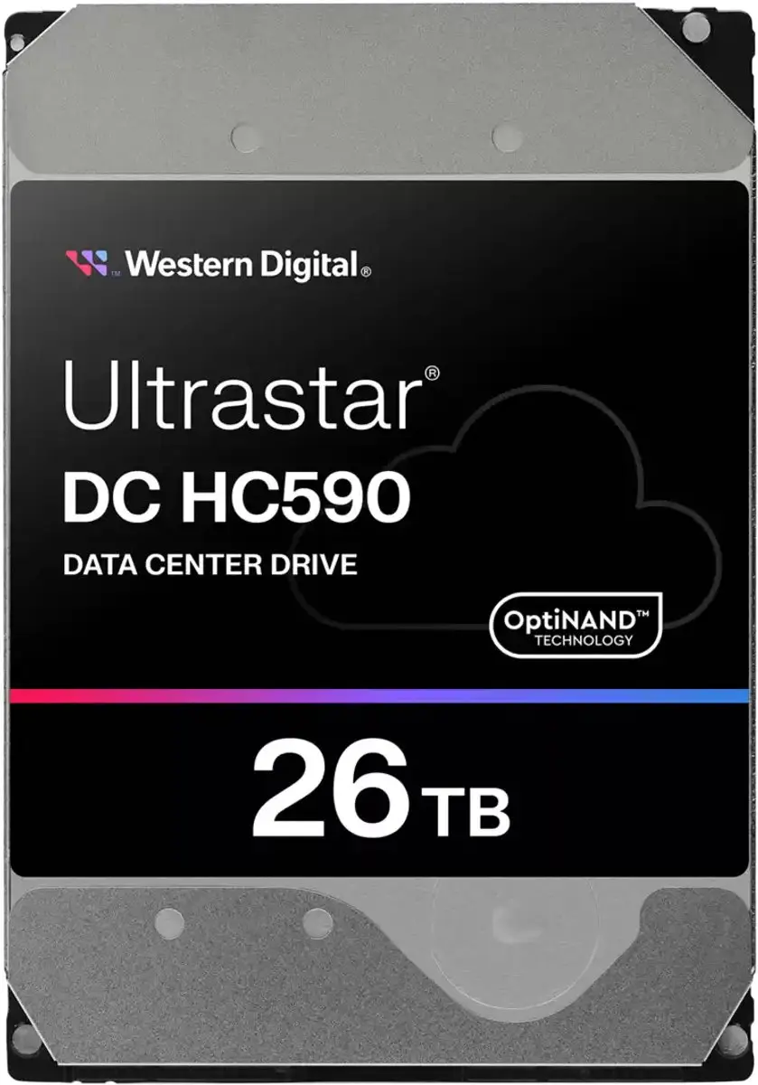 Western Digital DC HC590 26TB 7200 RPM 3.5" Harde Schijf