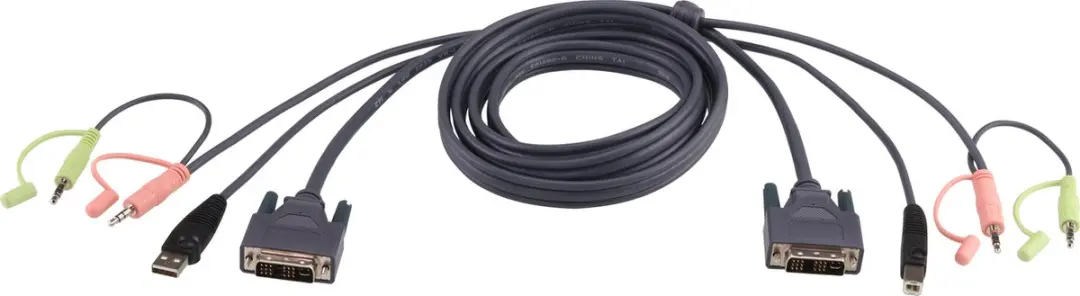 Aten 2L-7D05U DVI-D KVM Kabel met Audio & USB - 5m