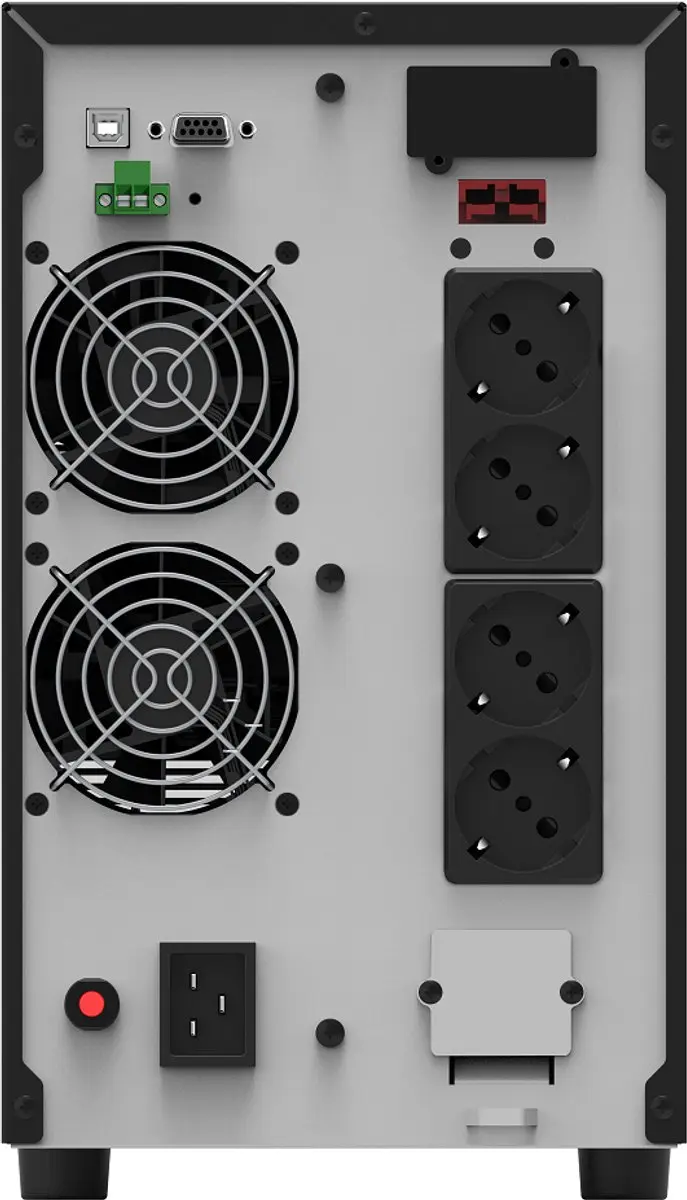 PowerWalker VFI 3000 AT UPS 3kVA 2700W - 4 Stopcontacten Zwart