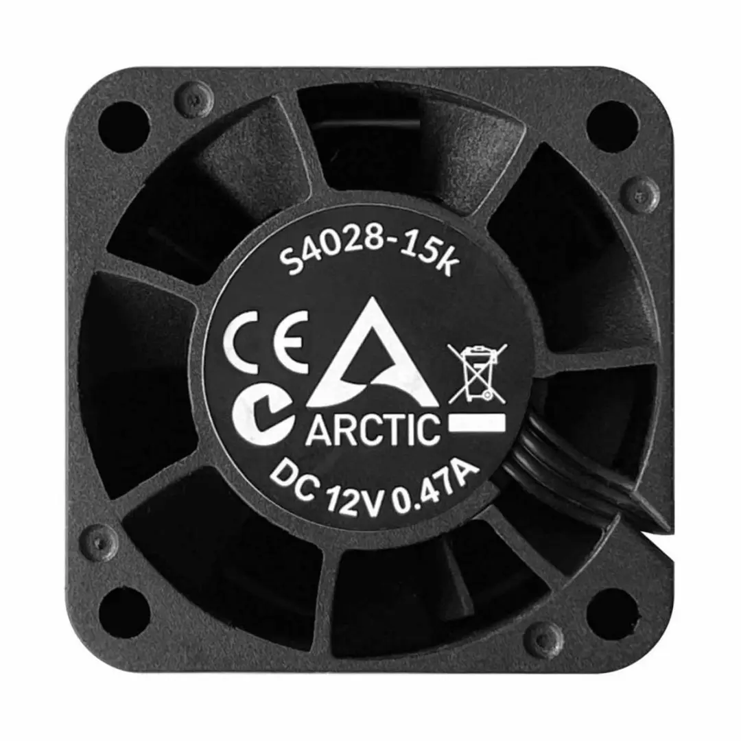 Arctic S4028-15K PC-Ventilator 40x28mm - Zwart
