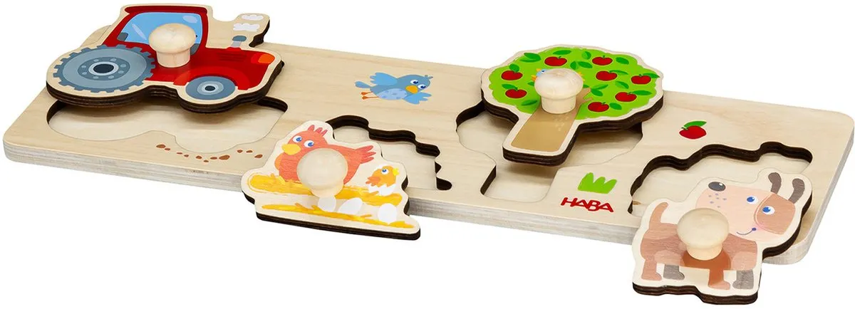 Haba Boerderij Houten Puzzel 1000 Stuks - Multicolor