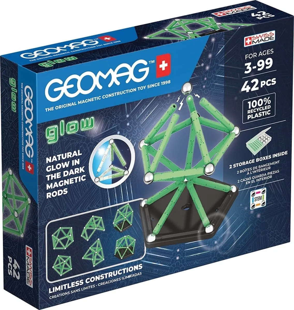 Geomag Glow Constructieset 42-delig