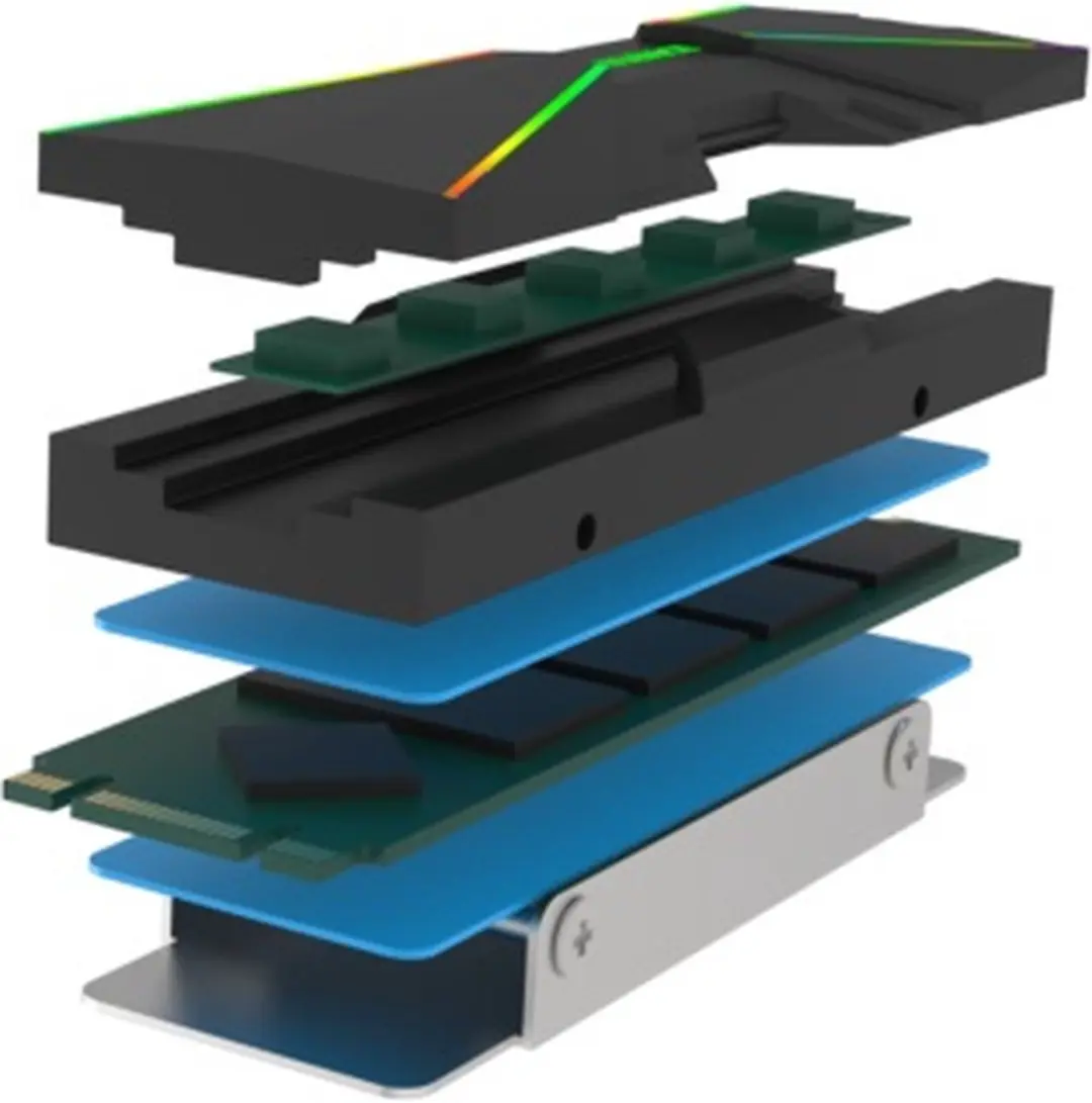 Xilence Performance A+ M2SSD.B.ARGB SSD Koeler - Zwart