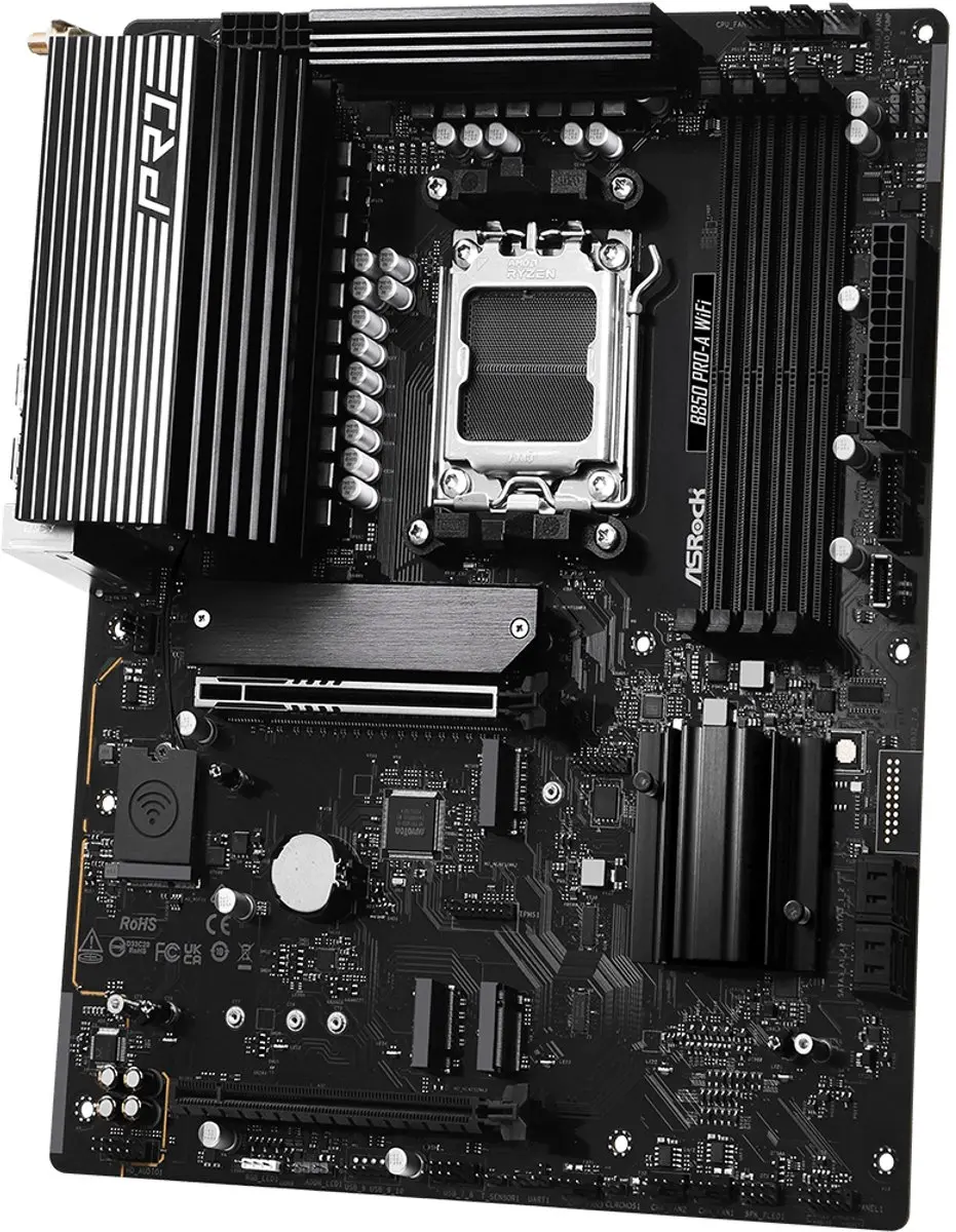 ASRock B850 Pro-A WiFi Moederbord - WiFi/Bluetooth
