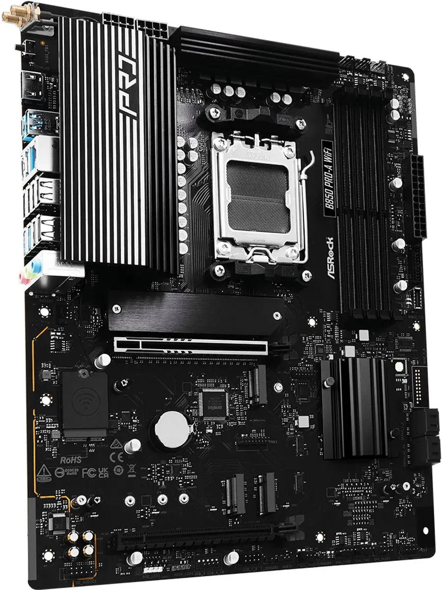 ASRock B850 Pro-A WiFi Moederbord - WiFi/Bluetooth