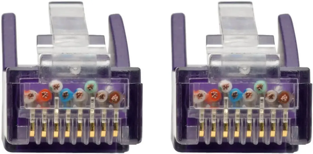 Tripp Lite N201-006-PU Netwerkkabel Cat6 1,8m - Paars